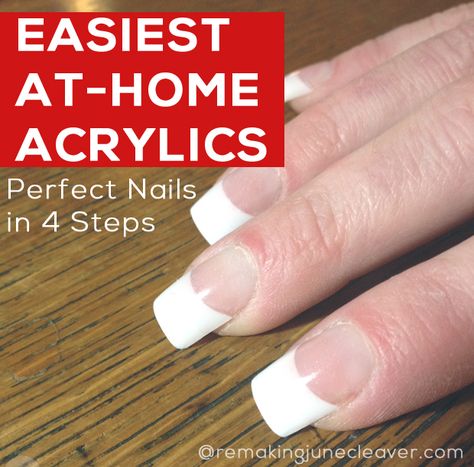 Do It Yourself Nails, French Manicures, Acrylic Nails At Home, Diy Acrylic Nails, Clear Nail, Acrylic Nail Kit, Acrylic Set, Nail Products, Nail Forms