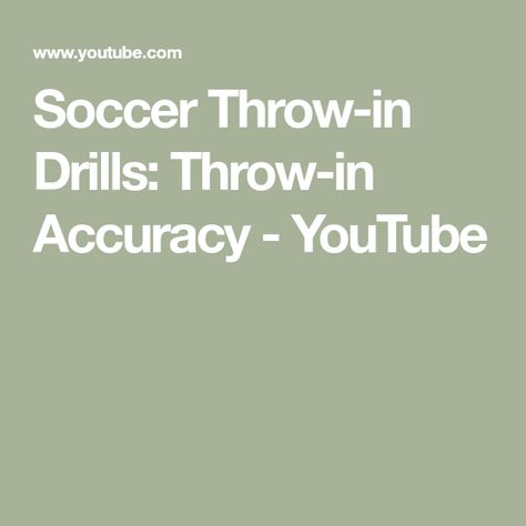 Throw In Drills For Soccer, Drills For Soccer, Soccer Stuff, Soccer Drills, Football Gif, How To Get Better, Soccer Coaching, Drills, Soccer Ball