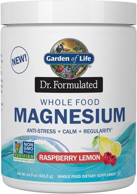 Calm Magnesium, Chelated Magnesium, Magnesium Powder, Ambitious Kitchen, Gluten Free Sugar Free, Lemon Raspberry, Pea Protein, Healthy Digestion, Macadamia