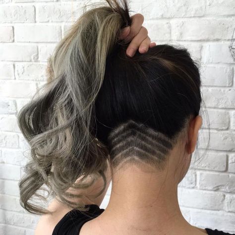 Unique Undercut, Best Undercut Hairstyles, Undercut Hairstyle, Undercut Hairstyles Women, Undercut Long Hair, Undercut Styles, Nape Undercut, Shaved Undercut, Undercut Women