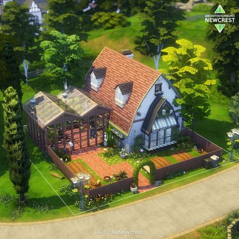 🌱 Little Farm House 🌱 [swipe for floorplan] 🛋 Fully furnished 🍀 Functional & playtested 🏘 Cottage Living, Greenhouse Haven & Backyard Stuff ✅ No CC 📐 20x20 It's in the gallery. EA-ID: ABNewcrest 🌿 #thesims4cottage #sims #simmer #sims4gameplay #simsstory #simsdaily #sims4stories #simsfamily #simspiration #simtagrammer #sims4gallery #sims4house #simslifestyle #Sims4Deutschland #sims4aesthetic #sims4family #showusyourbuilds #simshouse #houseinspo #housedesign #simscommunity #ts4builds #sims4 ... Sims 4 House With Greenhouse, Backyard Sims 4, Sims Greenhouse, Sims 4 Greenhouse, Sims 4 Stories, Sims 4 Family, Sims 4 Gameplay, Sims House Plans, Italian Villa