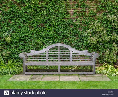 Lutyens Bench, Sissinghurst Castle, Edwin Lutyens, Planter Design, Bench Plans, Garden Images, Bench Designs, Garden Elements, Garden Seating