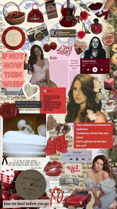 Lana Del Rey ￼🥀 #lanadelrey #music #lanadelreyaesthetic #aesthetic #cinnamongirl #mood #roses #red #aestheticmoodboard #moodboards #vibes #fyp Lana Del Rey Mood Board, Roses Red, The Weeknd, Music Industry, Working On Myself, Lana Del Rey, Mood Boards, Mood Board, Roses