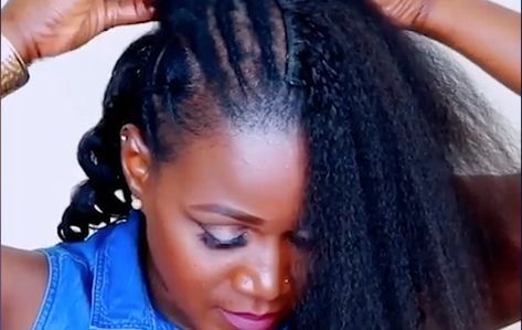 Creative Hairstyles With Clip-In Hair Extensions For Black Women - https://blackhairinformation.com/video-gallery/creative-hairstyles-with-clip-in-hair-extensions-for-black-women/ Ideas For Hairstyles, Hair Extensions For Black Women, Extensions For Black Women, Clip In Weave, Natural Hair Extensions, Black Hair Extensions, Natural Hair Twists, Butterfly Hair Clip, Natural Hair Updo