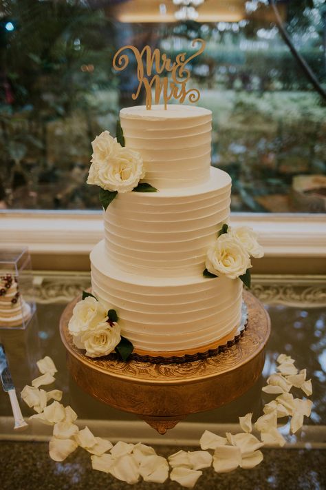 Three Tier Buttercream Wedding Cake, 3 Tier Cake Wedding, 3 Tier Anniversary Cake, Simple 3 Tier Wedding Cake, Three Tier Wedding Cakes, Wedding Cakes 3 Tier, Champagne Wedding Cake, White Iced Cake, Wedding Cake 3 Tier