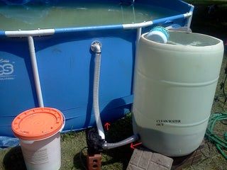 Diy Non- Pressurized Sand Filter for Backyard Pools : 4 Steps (with Pictures) - Instructables Homemade Pools, Inground Pool Landscaping, Solar Pool Heater, Pool Sand, Sand Filter, Swimming Pool Filters, Diy Hot Tub, Pool Stuff, Pool Hacks