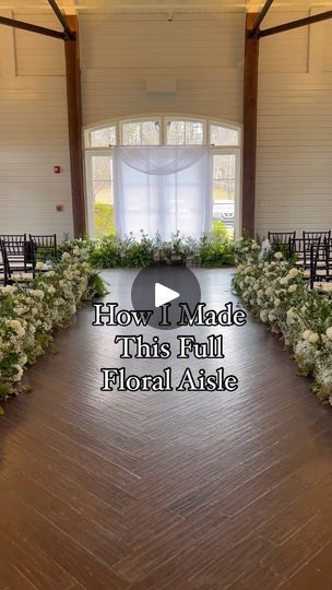 146K views · 9.1K reactions | There are a lot of different ways to make this design! This way made sense for me for this wedding, I always love learning from other designers! If you have suggestions on how to do it better please let me know! 

DM me if you want to know how I priced this! 

#floralaisle #flowersforaisle #ceremonyflowers #springwedding #springweddingflowers #sheeo #aisledecor #aisleflowers #aislewedding #carrolltonga | Flower Cart Price Florist | ianasher · Original audio How To Make Aisle Flowers, Colorful Aisle Decor, Diy Wedding Aisle Flowers, Diy Aisle Flowers, Down The Aisle Decorations, Diy Wedding Floral Arrangements, Diy Aisle Decorations Wedding, Isle Flowers Wedding, Wedding Flower Arrangements Diy