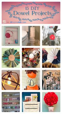 15 totally awesome DIY wood dowel projects #DIY #Spring #Burlap #Banner #Flowers Diy Wood Dowel Projects, Wooden Dowels Crafts Diy Projects, Wood Dowel Projects, Dowel Projects, Paint Sticks, Family Projects, Wood Wall Art Diy, Furniture Flips, Bazaar Ideas