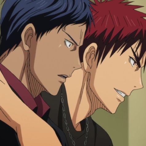 Taiga Kagami Fanart, Taiga Kagami Wallpaper, Kagami And Aomine, Aomine Daiki Icon, Aomine And Kagami, Kuroko X Aomine, Aomine Daiki X Kagami Taiga, Kuroko No Basket Aomine, Aomine X Kagami