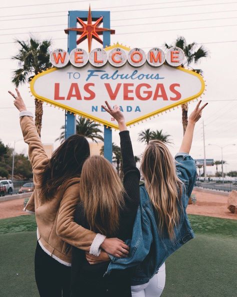 Vegas Bachelorette Party Vegas Girls Trip, Bachelorette Party Destinations, Las Vegas Sign, Vegas Sign, Las Vegas Vacation, Vegas Vacation, Vegas Trip, Las Vegas Trip, Vegas Baby