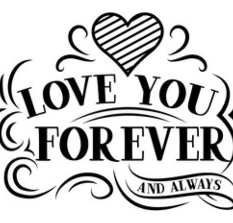 Love Silhouette, Forever And Always, Pola Sulam, Silhouette Cameo Projects, Silhouette Design Store, Love You Forever, Love Words, Quotes For Him, Silhouette Design