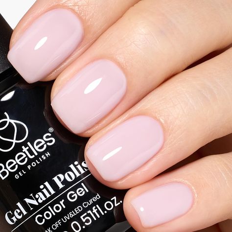 PRICES MAY VARY. 【2024 Personal Style】Beetles 1Pc 15 ml/0.51 fl.OZ Nude Pink Color, elegant creamy pink nude shades of popular and trendy colors suitable for all seasons and daily routine life! 【Environmental & Healthy】Beetles Jelly Gel Nail Polish is made from 10 Toxin Free Ingredients which makes it safe and low odor. No harsh ingredients or adhesives that lead to damaged nails. 【Easy Application and Good Tenacity】With proper application, last at least 3 weeks. With good tenacity and highly pi Milky Pink Nails Gel, Soft Pink Nail Polish, French Tips Gel, Pink Gel Nail Polish, Soft Pink Nails, Neutral Nail Polish, Routine Life, Neutral Nail, Baby Pink Nails