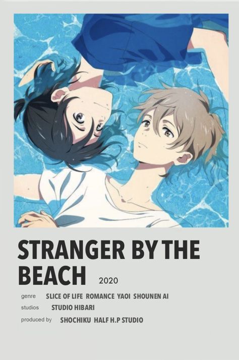 Anime Together, Stranger By The Beach, Good Animated Movies, Best Romance Anime, Japanese Animated Movies, Tous Les Anime, Anime Suggestions, Good Anime Series, Animes To Watch