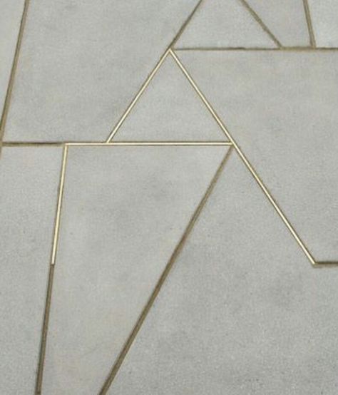 Cement floor with brass or gold inlay, for entry way Interior Boho, Real Estat, Design Hotel, Classic Decor, Floor Patterns, Floor Design, 인테리어 디자인, Interior Details, Architecture Details