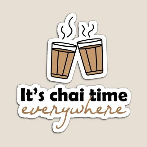 Chai Theme Decor, Cafe Stickers Printable, Tea Stickers Aesthetic, Coffee Label Design Stickers, Chai Stickers, Funny Dialogue, Chai Time, Catchy Captions, Funny Stick Figures