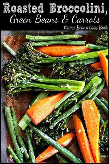 Try these delicious Roasted Broccolini, Green Beans and Carrots for your next healthy side dish! Low carb, keto friendly and gluten free, these vegetables will be your next best friend! #healthy #lowcarb #keto #sidedish #mamabearscookbook Broccolini And Carrots, Side Dish Low Carb, Green Beans And Carrots, Broccolini Recipe, Keto Vegetables, Roasted Broccolini, Carrots And Green Beans, Sweet Potato Gnocchi, Healthy Side Dish