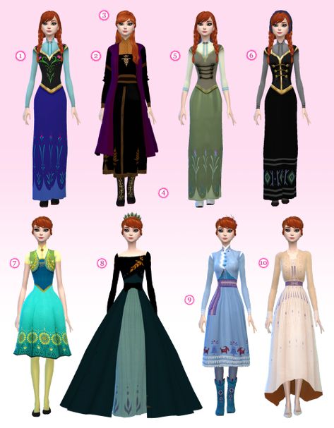 SimBree | Hey, do you have the CC for the actual Anna and... Sims 4 Anna Cc, Sims 4 Cc Anna Frozen, Ts4 Disney Cc, Sims4 Disney Cc, Sims 4 Frozen Cc, Sims 4 Disney Princess Cc, Barbie Sims 4 Cc, Sims 4 Disney Cc, Sims Disney