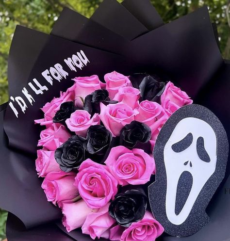 Ghost Face Bouquet, Bouquet Gift, Flowers Bouquet Gift, Ghost Face, Ghost Faces, Flowers Bouquet, Bouquets, Ghost, Gifts For Her