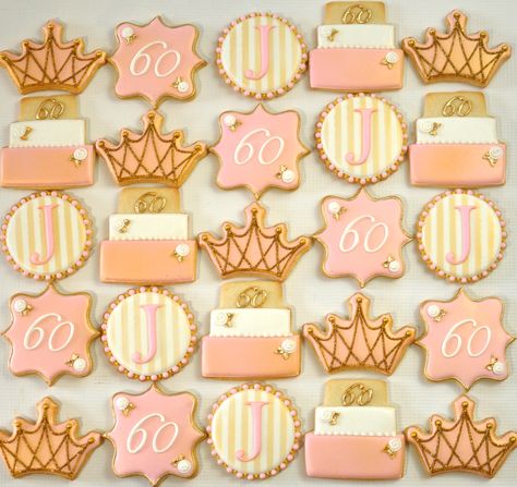 https://flic.kr/p/2ebC6kU | Rose Gold 60th Birthday Cookies Rose Gold Decorated Cookies, Rose Gold 60th Birthday Cake, Rose Gold Birthday Cookies, 60th Birthday Cookies Mom, Rose Gold Cookies Decorated, 60 Birthday Cookies, Rose Gold Cookies, Rose Gold 60th Birthday Party, Cookies 60th Birthday