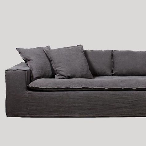 Tv Couch, Grey Linen Sofa, Linen Couch, Cold Foam, Perfect Sofa, Minimalist Apartment, Cheap Carpet Runners, San Michele, Diy Sofa