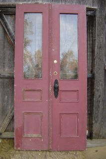 Victorian Double Entrance Entry Wood Exterior Front Doors Hardware Victorian Double Front Doors, Victorian Double Doors, Hallways Ideas, Entry Front Door, Country Front Door, Exterior Door Trim, Door Sidelights, Entry Door With Sidelights, Door Header