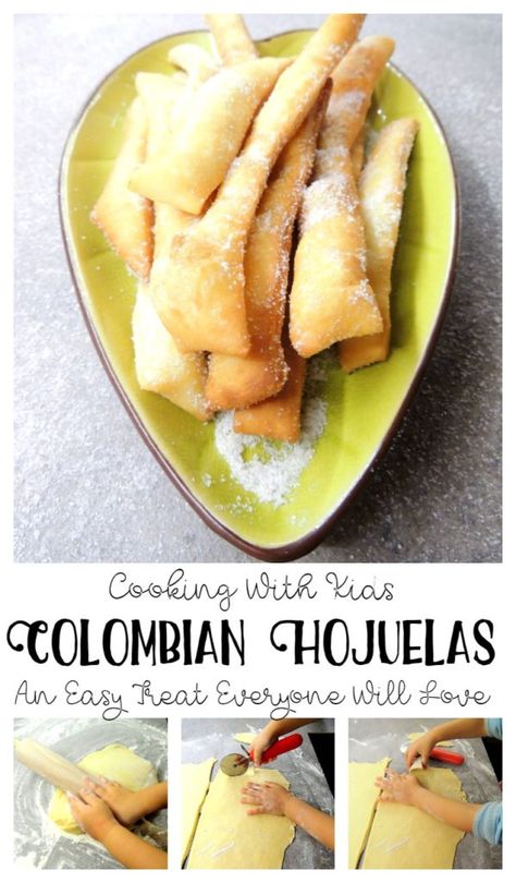 Colombian Hojuelas - An Easy Treat Everyone Will Love Colombian Desserts, Columbian Recipes, Colombian Dishes, Colombian Cuisine, South American Recipes, Venezuelan Food, Latin American Food, Easy Treat, Colombian Food