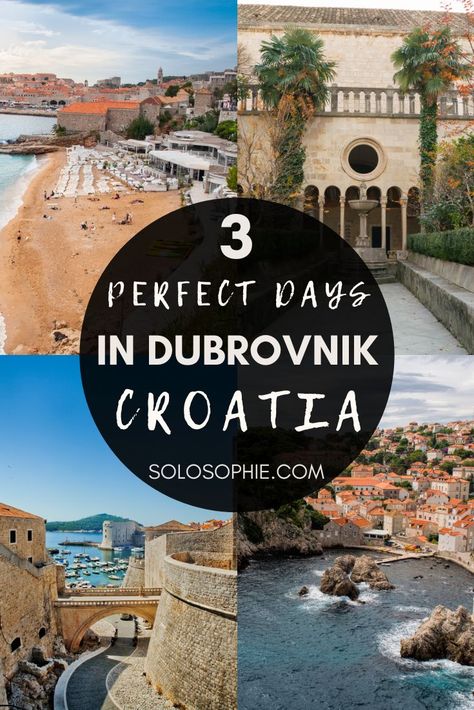 A 3 Days in Dubrovnik Itinerary You'll Want to Steal | solosophie Dubrovnik Itinerary, Lokrum Island, Europe 2023, Dubrovnik Croatia, Photography Guide, Dubrovnik, Beautiful Places To Visit, Amazing Destinations, Walking Tour