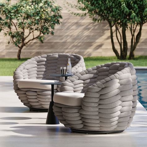 Cozy Outdoor Swivel Chair Nesting Side Tables, Outdoor Swivel Chair, Outdoor Dinnerware, West Elm Kids, Accent Seating, Woven Chair, Cozy Outdoor, Outdoor Ottomans, Single Sofa Chair