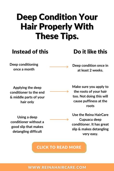 Here are some tips to get the best out of your deep conditioning time on wash days. You can click the link to learn more Deep Conditioning, Natural Hair Tips, Deep Conditioner, Middle Parts, What Happens When You, Hair Tips, Hair Conditioner, Hair Hacks, Natural Hair