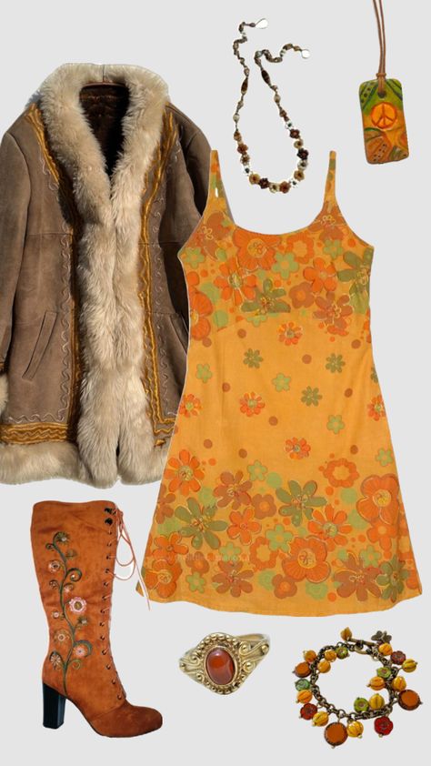 70s hippie boho outfit #outfitinspo #vintage #boho #hippie #70s Hippie 70s Outfits, Motown Aesthetic, 70s Outfit Aesthetic, Vintage Outfits 70s Dresses, 60s Hippie Outfits, 70s Summer Outfits, 70s Hippie Outfits, 70s Outfits Aesthetic, 70s Aesthetic Fashion