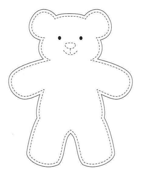 Teddy Bear Template Free Printable, Bear Template Free Printable, Sewing Sheets, Resell Business, Teddy Bear Outline, Teddy Bear Template, Bear Outline, Head Template, Bear Template