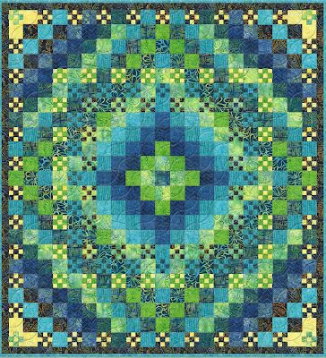 Quilt Inspiration: Free pattern day! Trip Around the World quilts Trip Around The World Quilt, Around The World Quilt, Mccalls Quilting, Granny Square Quilt, Vintage Quilts Patterns, Log Cabin Quilt Pattern, 9 Patch Quilt, Quilt In A Day, Scrappy Quilt Patterns