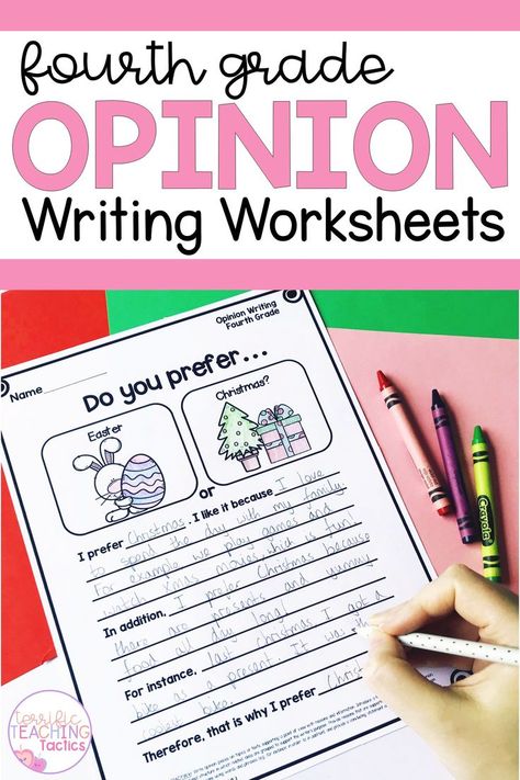 Persuasive Writing Topics, 4th Grade Writing Prompts, Opinion Writing Activities, Fourth Grade Writing, Opinion Writing Prompts, Fun Writing Activities, Homeschool Writing, 4th Grade Writing, Writing Topics