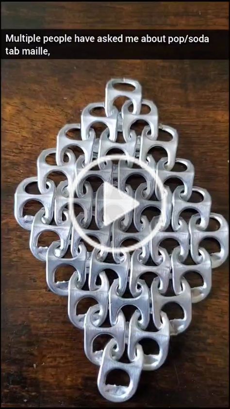 Pop Top Crafts, Pop Can Crafts, Soda Tab Crafts, Pop Can Tabs, Can Tab Crafts, Soda Can Tabs, Pop Tab Crafts, Soda Tab, Soda Can Crafts