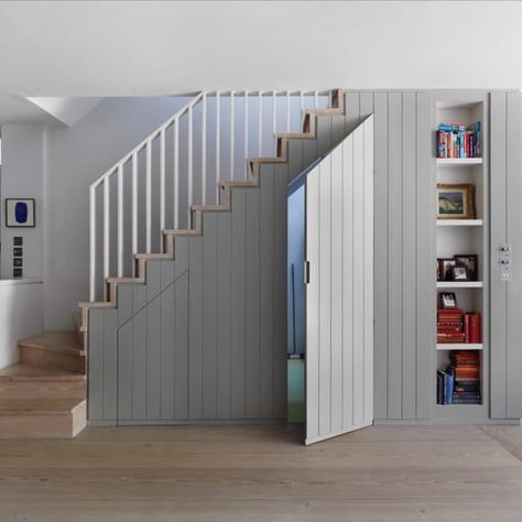 Transitional Design Bedroom, Door Under Stairs, Stairway Storage, Under Stairs Pantry, تحت الدرج, Transitional Staircase, Transitional Decor Bathroom, Living Room Transitional, Transitional Exterior