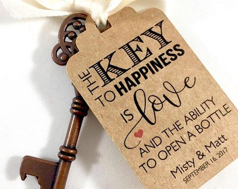 Skeleton Antique Key Bottle Opener AND Tags Wedding Favors | Etsy Wedding Favors Ideas, Vintage Wedding Favors, Anniversary Favors, Wedding Advice Cards, Favors Ideas, Rustic Vintage Wedding, Wedding Shower Favors, Keys Wedding, Wedding Favors Cheap