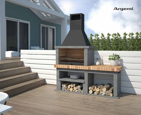 Barbeque Design, Brick Bbq, Barbecue Design, Outdoor Barbeque, Bbq Grill Design, Outdoor Kitchen Plans, Outdoor Bbq Kitchen, Outdoor Kitchen Design Layout, Backyard Fireplace