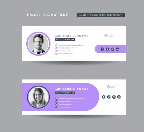 Gmail Signature Design, E Mail Signature Design, Mail Signature Design, Email Signature Design Creative, Email Footer Design, Creative Email Signatures, Signature Mail, Email Footer, Mailing Design