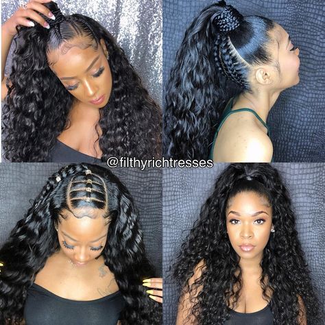 FILTHY RICH TRESSES on Instagram: “#tbt 💦It’s been a water wavy summer ✨which style you rocking ?” Cabello Afro Natural, Hairstyles Color, Easy Hairstyles For Medium Hair, Frontal Wig, Easy Hairstyles For Long Hair, Hair Natural, Brazilian Human Hair, Hairstyles Ideas, Black Natural Hairstyles