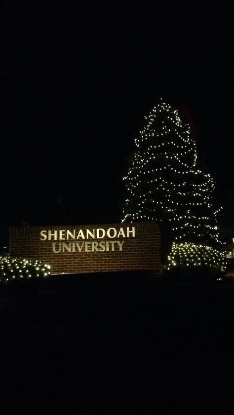 Shenandoah University Christmas Shenandoah University, University Aesthetic, Virginia Homes, College Life, Where To Go, Virginia, University, Christmas