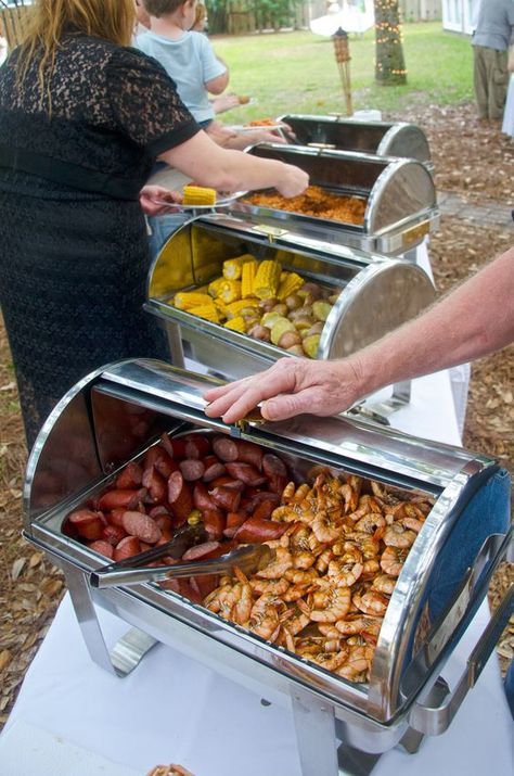 outdoor backyard bbq wedding food #weddings #countryweddings #weddingideas #bbq Backyard Bbq Wedding Food, Soirée Bbq, Outdoor Wedding Foods, Barbecue Wedding, Bbq Wedding Reception, Backyard Bbq Wedding, Bbq Buffet, Outdoor Buffet, Bbq Menu