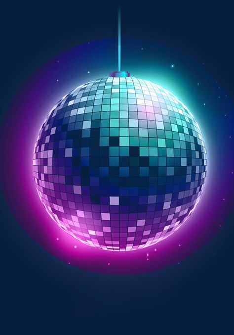 Disco Background, Ball Vector, Disco Ball Light, Italo Disco, Phone Background Patterns, New Retro Wave, Cool Backgrounds Wallpapers, Disco Lights, Neon Design