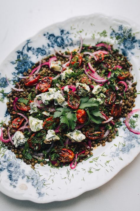 Ottolenghi Salad, Vegetarian Buffet, Gorgonzola Recipes, Dinner Party Mains, Cooking Workshop, Yotam Ottolenghi Recipes, Oven Dried Tomatoes, Wedding Buffet Food, Ottolenghi Recipes