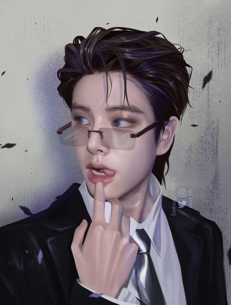 Fanart Kpop, Kpop Art, Art Drawing Sketch, Animation Art Sketches, Jake Enhypen, Kpop Drawings, Instagram Feed Ideas, Kpop Fanart, Handsome Anime Guys