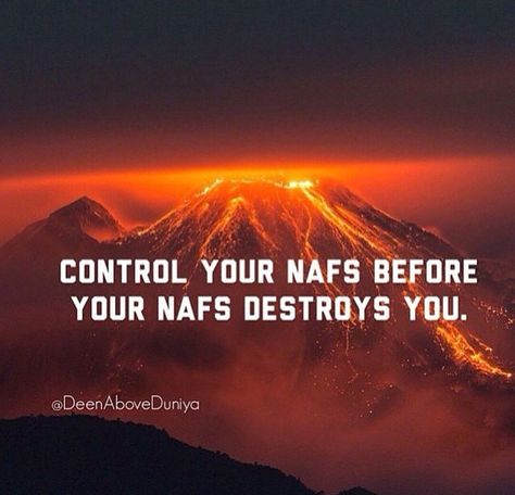 Control your nafs Nafs Islam Quotes, Nafs Islam, Quran Hadith, Quotes Islamic, Good Attitude Quotes, Islamic Teachings, Good Attitude, Insta Posts, Attitude Quotes