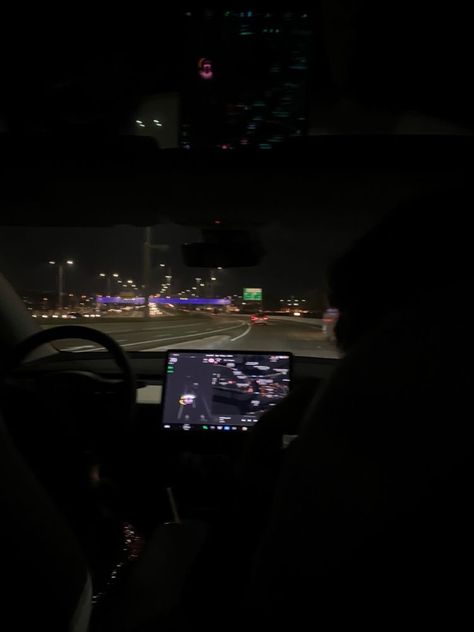 Tesla At Night, Late Night Rides, Airplane Landing, Crystal City, Mixed Emotions, Rich Lifestyle, Night Driving, Night Aesthetic, Future Car