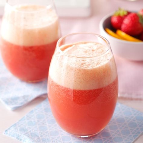 Strawberry Mimosas, Cranberry Mimosa Recipe, Mimosas Recipe, Strawberry Mimosa, Cranberry Mimosa, Mimosa Recipe, Lemon-lime Soda, Brunch Drinks, My Funny Valentine