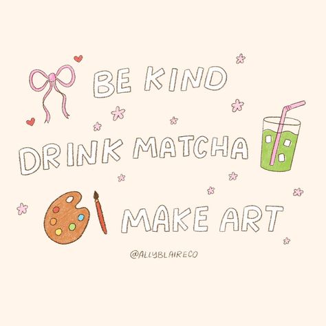 Soft Illustration, Matcha Lover, Library Programming, Have The Best Day, Diy Pottery Painting, Arabic Tattoo Quotes, Etsy Inspiration, Coffee Illustration, Soft Wallpaper