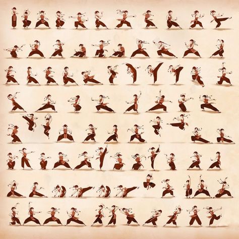 EtheringtonBrothers 在 Twitter: "Our next feature reference set for #FridayFundamentals today is this INCREDIBLY USEFUL set of FIGHTING POSES by OSCAR JIMENEZ (couldn't find a twitter account - If he has one let us all know in the comments below!) #Animationdev #gamedev #comicart #drawing #characterdesign #draw https://t.co/qwWEbcXGfS" / Twitter Kung Fu Poses Reference, Kung Fu Poses, Poses Anime, Trening Sztuk Walki, Kung Fu Martial Arts, Action Pose Reference, Poses Drawing, Martial Arts Techniques, Pencak Silat