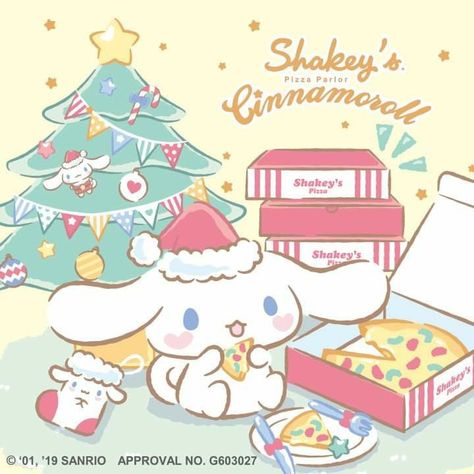 Shakey's x Cinnamoroll Cinnamoroll Wallpaper Iphone, Cinnamoroll Wallpaper, Christmas Image, Kawaii Christmas, Hello Kitty Christmas, Sanrio Wallpaper, Spring Wallpaper, Hello Kitty Iphone Wallpaper, Wallpaper Iphone Christmas